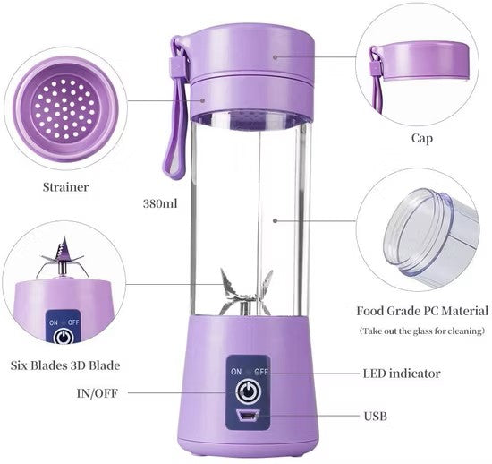 Portable USB Rechargeable Mini Blender